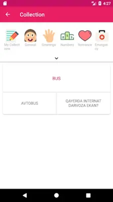 Uzbek English Dictionary & Tra android App screenshot 1