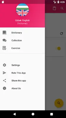 Uzbek English Dictionary & Tra android App screenshot 5